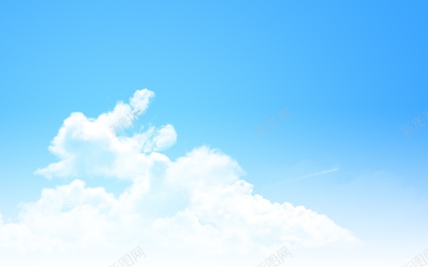 蓝天云彩淡雅背景背景