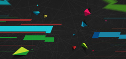 logo破碎几何背景高清图片