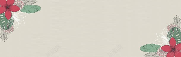 简约涂鸦花卉背景bannerjpg设计背景_新图网 https://ixintu.com banner 涂鸦 简约 背景 花卉