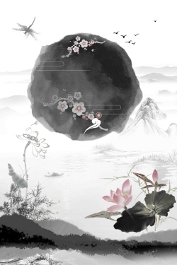 传统节中国风清明节海报背景模板高清图片