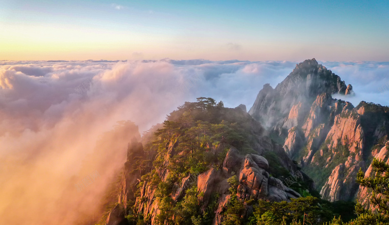 风景背景jpg设计背景_新图网 https://ixintu.com 云海 天 山 风景