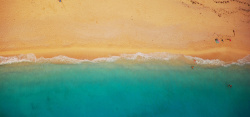 海滩沙铲海洋海岸线高清图片