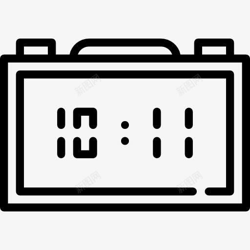 闹钟图标png_新图网 https://ixintu.com 定时器 工具和器具 时钟 时间 时间显示屏 电子闹钟