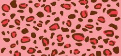 粉红色豹纹底可爱粉红豹纹高清图片