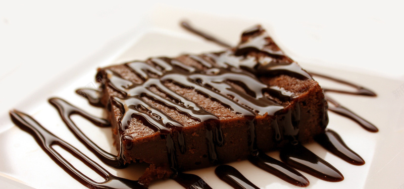 美味巧克力蛋糕背景摄影图片