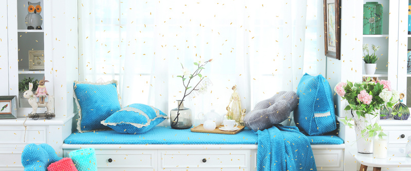 家装节文艺简约窗户枕头蓝bannerpsd设计背景_新图网 https://ixintu.com 几何 家装 家装节 广告 房屋 木质 植物 沙发 温馨家居 盆栽 窗帘 素材 背景 装修 设计