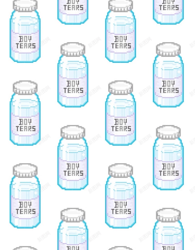 创意可爱平铺H5背景jpg设计背景_新图网 https://ixintu.com H5 h5 卡通 手绘 瓶子 白色 童趣 纯色 蓝色