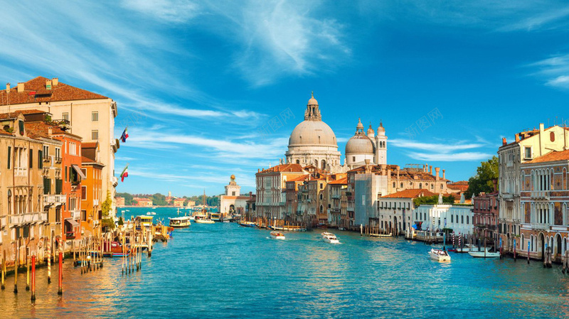 风景psd_新图网 https://ixintu.com 威尼斯 摄影 蓝色 风景
