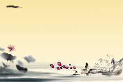 陵园中国风清明节海报背景高清图片
