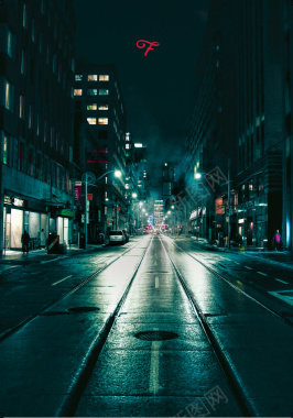 夜色的城市背景摄影图片