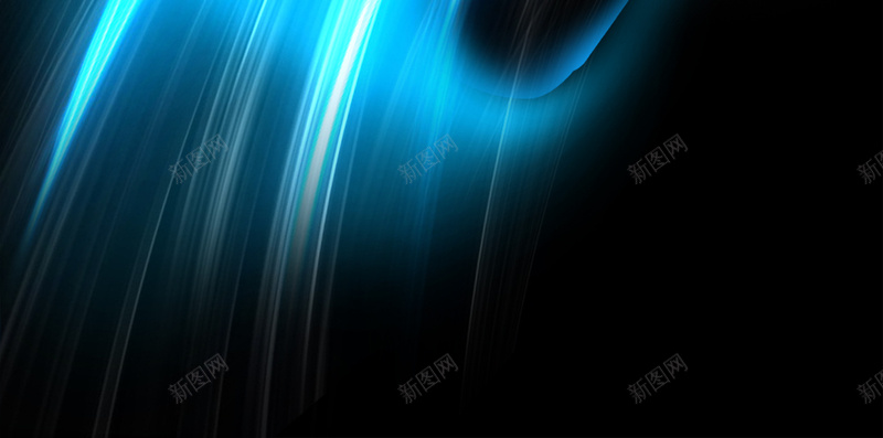 商务蓝色科技H5背景psd设计背景_新图网 https://ixintu.com 发光 商务 曲线 渐变 科技 科技感 蓝光 蓝色 黑底