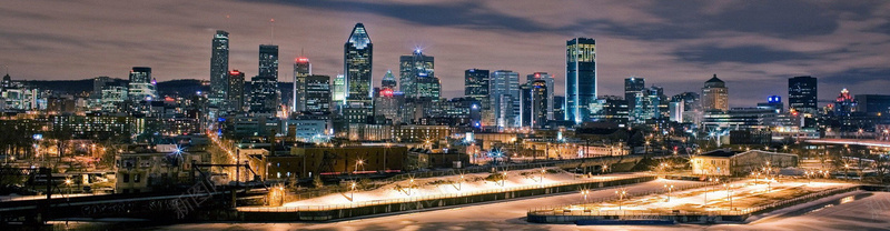 城市夜景背景摄影图片