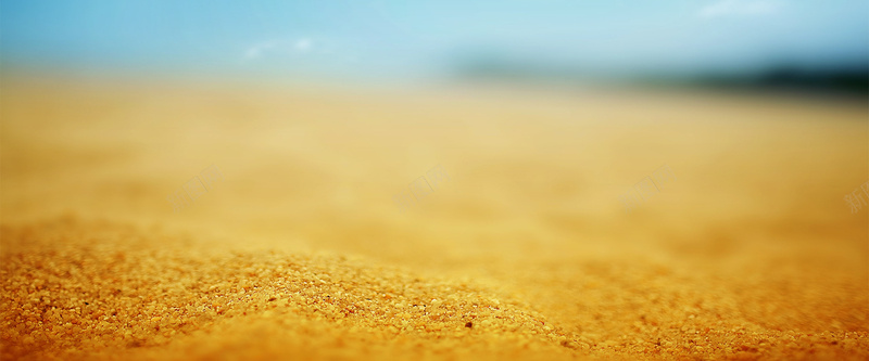黄色沙子摄影图片