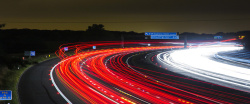高速公路夜景炫彩灯光背景高清图片