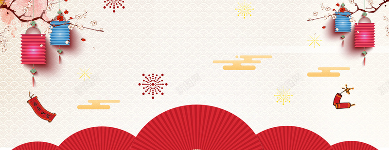 花纹浅色背景简约清新风格全屏海报bannerpsd设计背景_新图网 https://ixintu.com banner psd 全屏海报 对联 模板 浅色背景 清新风格 灯笼 烟火 简约 花枝 花纹 鞭炮