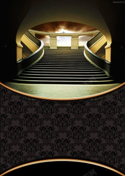 精美纹理精美欧式花纹质感楼梯背景高清图片