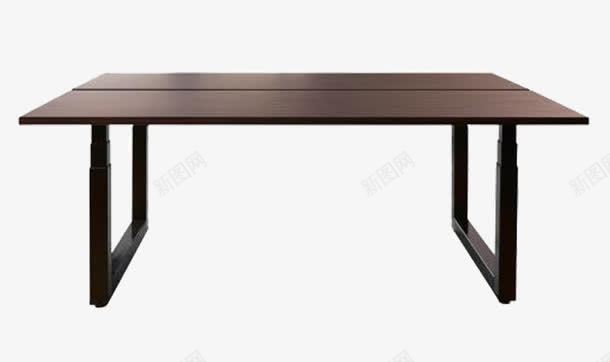简易办公桌png免抠素材_新图网 https://ixintu.com 办公桌背景 家具 家用的 棕色的
