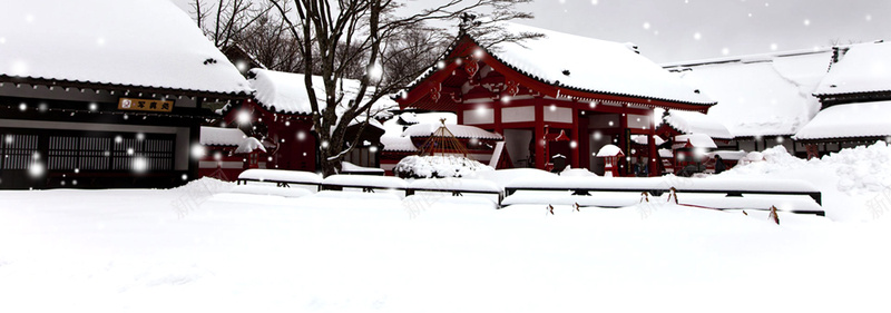 冬季风景背景摄影图片