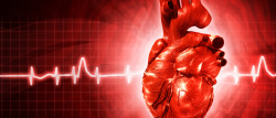 健康医疗标志心脏背景高清图片