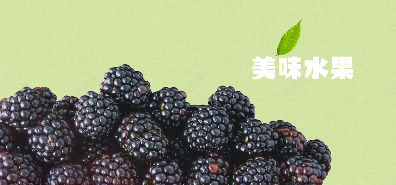 美食蔓越莓树莓覆盆子桑葚水果背景背景