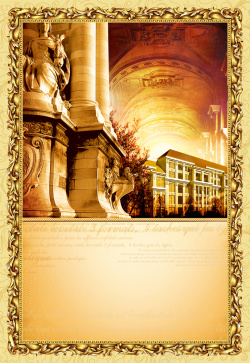 弧形顶部欧式大气奢华房地产杂封面宣传海报背景高清图片