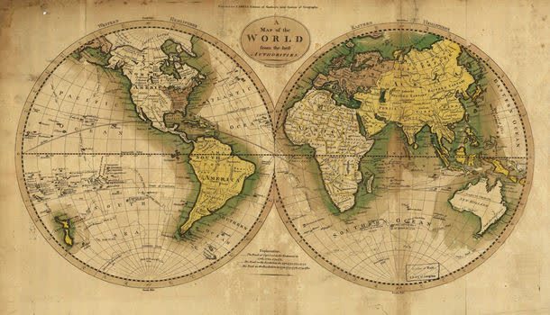 世界航海地图背景