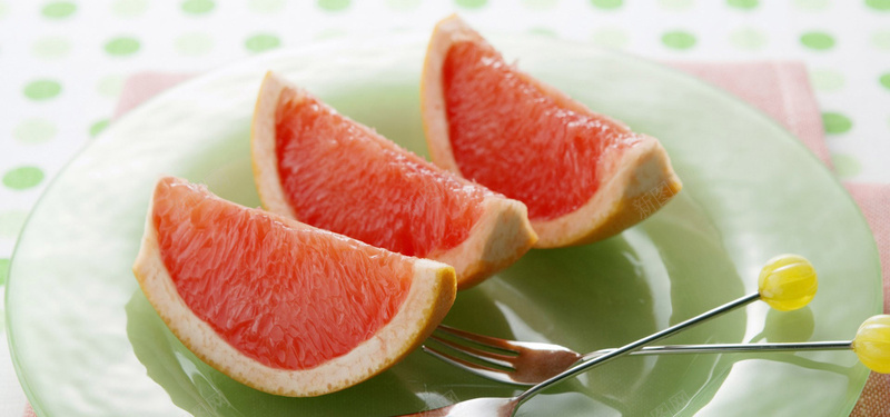 柚子美食西柚水果背景摄影图片
