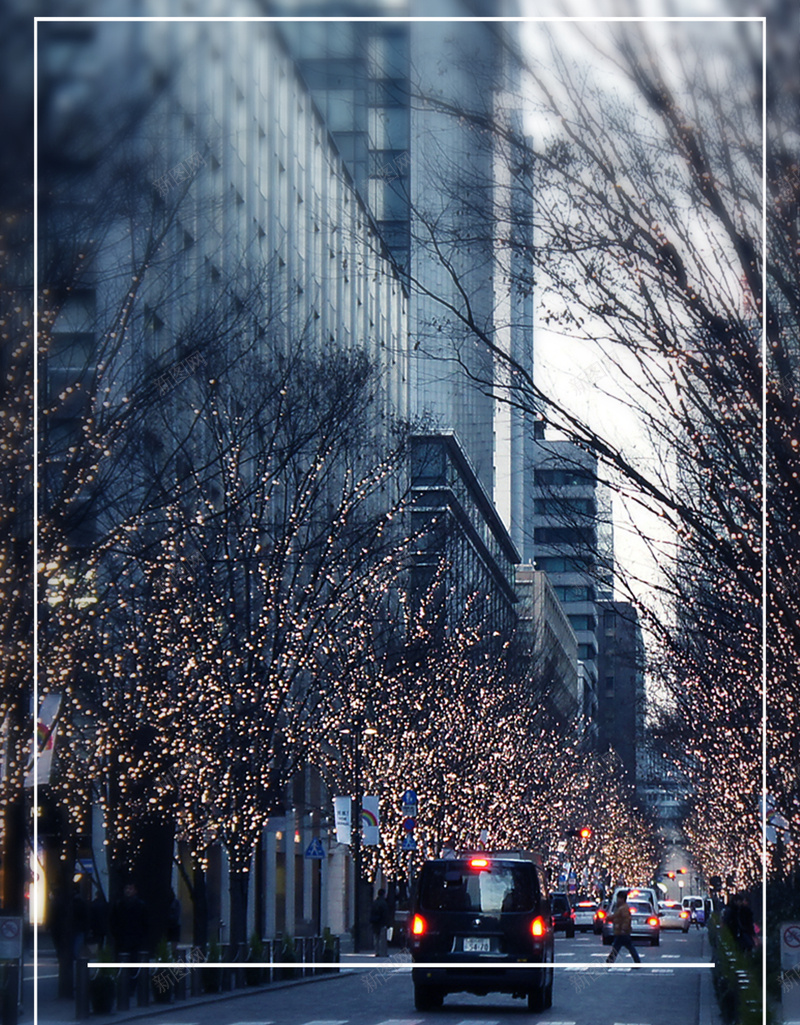 日本城市街道背景psd_新图网 https://ixintu.com 城市 摄影 日本 日系街道 梦幻 街道 风景
