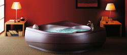 欧美浴室缸欧式创意浴室背景高清图片