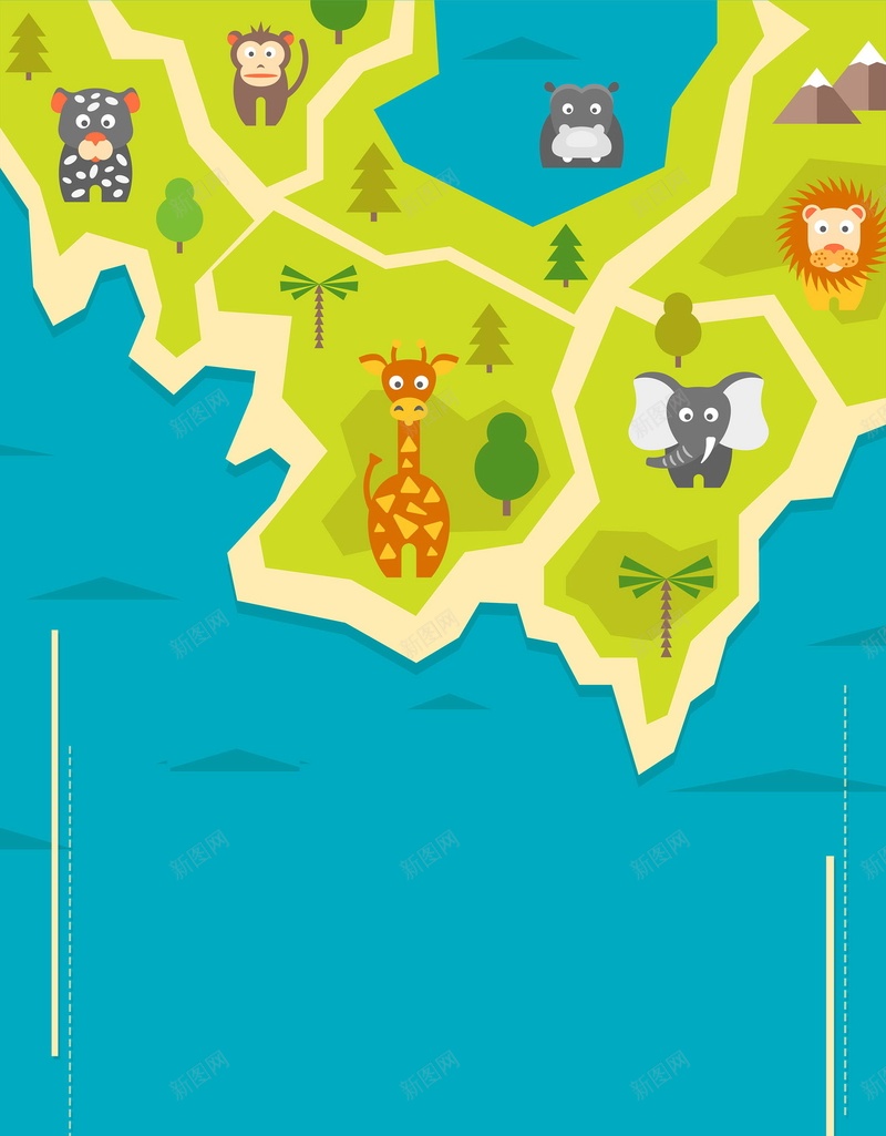 卡通欢乐动物园背景模板psd设计背景_新图网 https://ixintu.com PSD 分层 动物世界 动物园 动物园地图 动物海报 卡通 平面 广告 模板 欢乐动物园 海报 素材 背景 野生动物