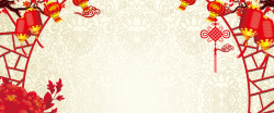 舞台装饰新年中国结喜庆黄色淘宝海报背景高清图片