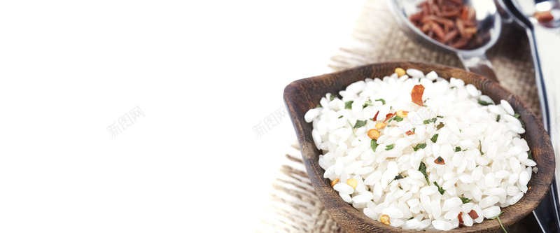 米饭快餐车米饭背景摄影图片