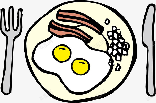 西式早餐美食简笔画食物png免抠素材_新图网 https://ixintu.com 图案 彩绘风格 简笔画食物 美食 装饰 西式早餐