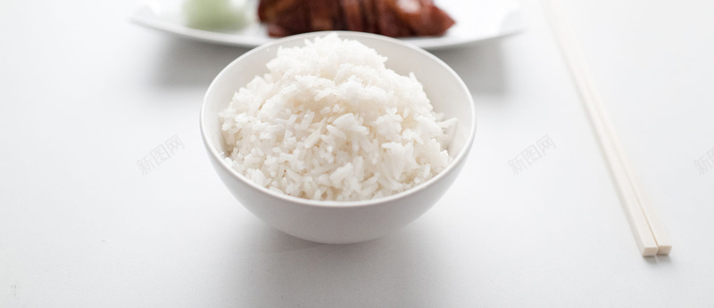 米饭背景摄影图片