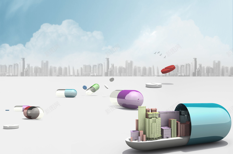 创意药品海报背景psd设计背景_新图网 https://ixintu.com 创意图片 商务素材 图片素材 地产 市环保 广告设计 药品素材