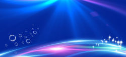 彩色荧光集光束蓝色星光科技背景高清图片