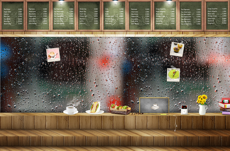 文艺咖啡厅海报背景psd设计背景_新图网 https://ixintu.com 咖啡 咖啡厅 地板 文艺 木地板 海报 清新 背景 雨水