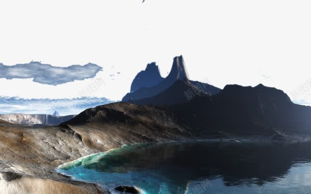 南极洲自然风景二psd设计背景_新图网 https://ixintu.com 名胜古迹 旅游风景 著名建筑