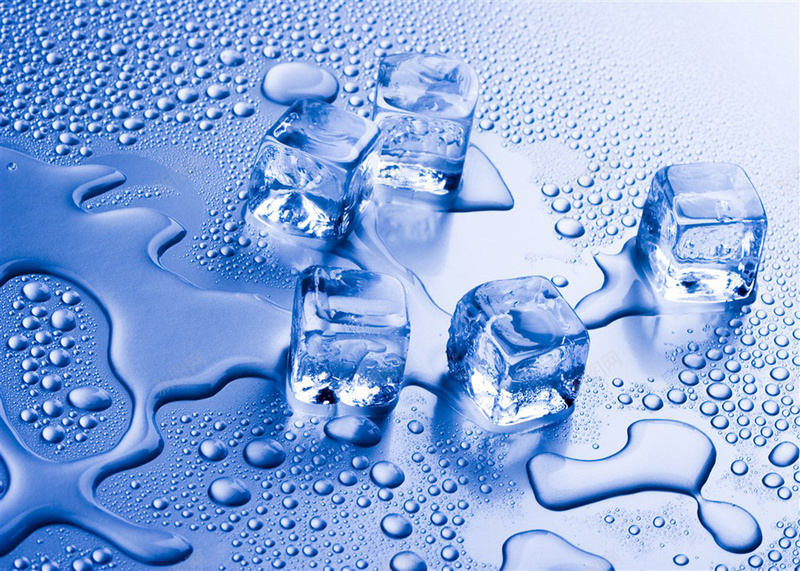 唯美融化中的冰块背景psd_新图网 https://ixintu.com 冰块 微距 摄影 水滴 水珠 特写 蓝色 融化 近景 风景