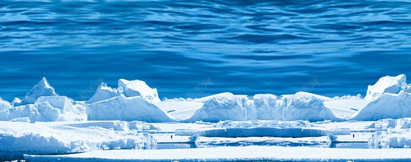 冰山夏日背景图摄影图片
