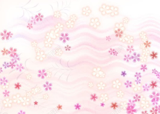 韩国花纹底图背景
