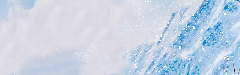 淘宝首页海报背景jpg设计背景_新图网 https://ixintu.com 冬天 冰雪 摄影 海报banner 风景