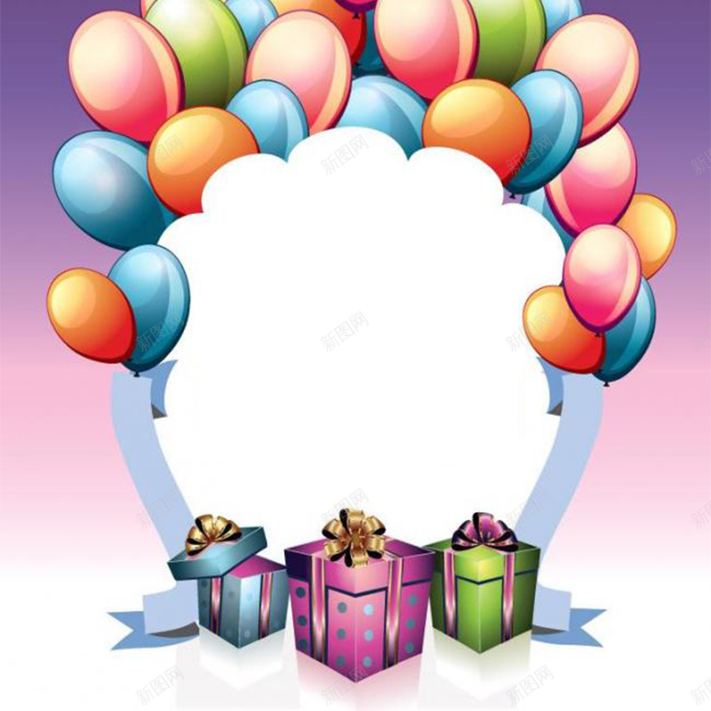 狂欢气球背景图jpg设计背景_新图网 https://ixintu.com 主图 庆祝 气球 活动 激情 狂欢 生日快乐 礼物盒 节日