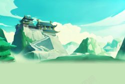 手游场景电影手游场景手绘高清图片