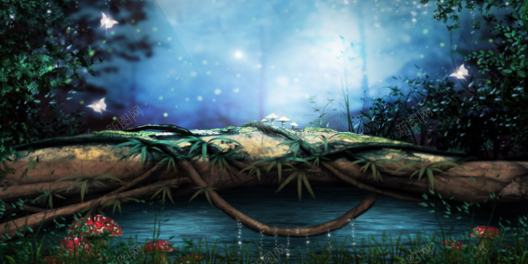 虚幻森林游戏背景图背景