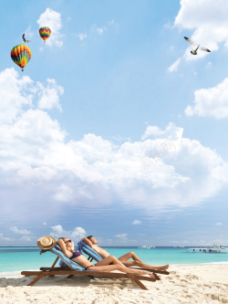 浪漫普吉岛泰国普吉岛宣传旅游海报高清图片