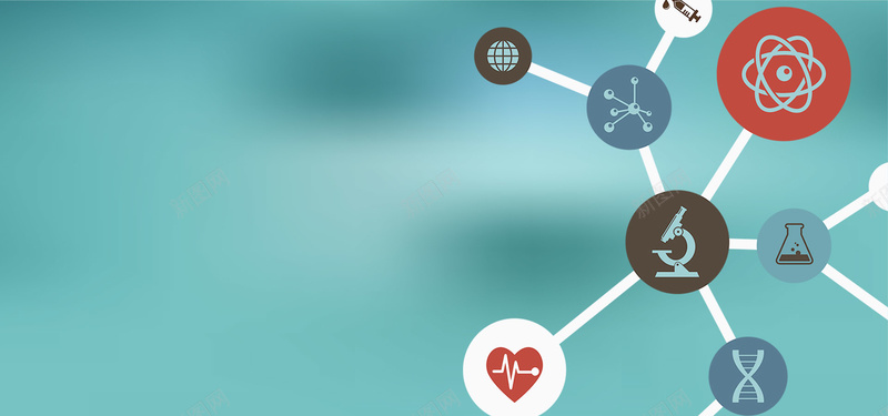 医疗科学背景jpg设计背景_新图网 https://ixintu.com DNA 医疗 商务 心率 显微镜 海报banner 生物学 科学 科幻 科技 蓝色