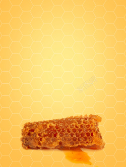 蜂蜜展板极简简约蜂蜜蜜糖背景高清图片