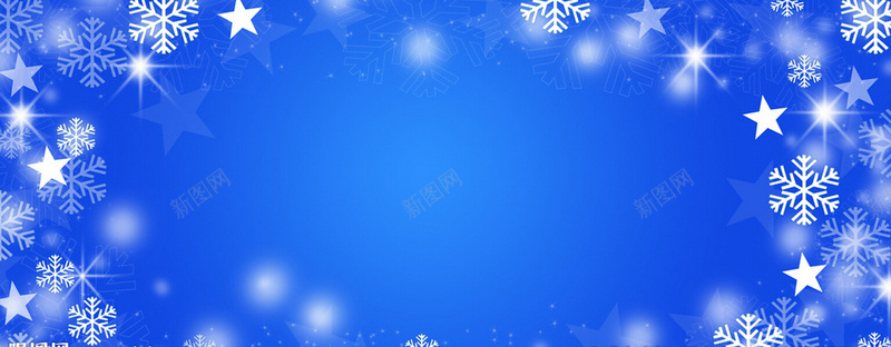 雪花背景jpg设计背景_新图网 https://ixintu.com 冬季 背景 蓝色 雪花