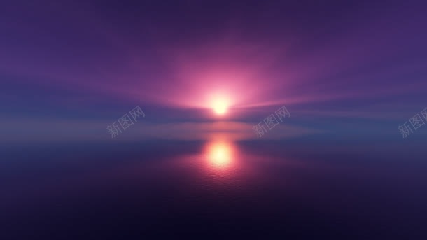 紫色梦幻阳光海面jpg设计背景_新图网 https://ixintu.com 梦幻 海面 紫色 阳光